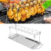 Chicken Wing Leg Rack Stainless Steel Foldable BBQ Rack Portable