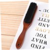 Ipetboom Portable Wooden Handle Beard Brush Styling Tool for Men's