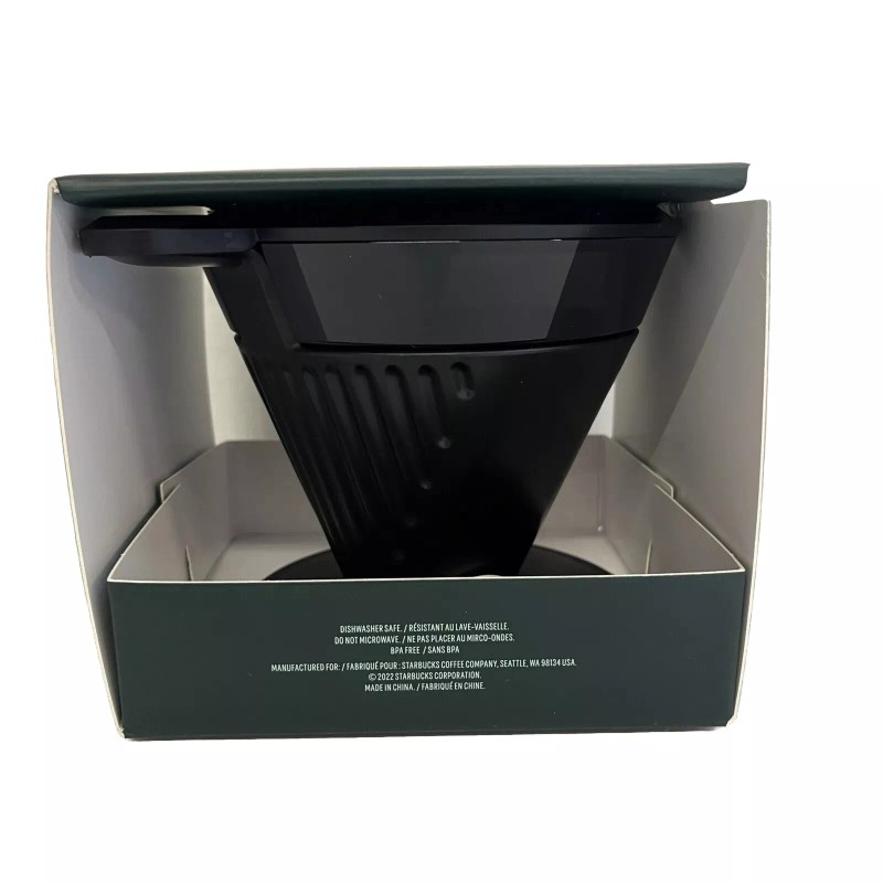 STARBUCKS Pour Over Drip Coffee Brewer Set, Black, New