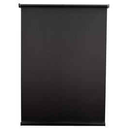 RecPro Black RV Roller Shades | Slow-Rise Roller Shades | Blackout Window Cover for Camper and RV Blinds (24" W x 32" H)