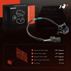 A-Premium Right Park Assist Camera Front View Lane Depature Camera Compatible with Select Honda Models - 2013 2014 2015 2017 Accord Sedan - Replace# 36580-T2A-A01