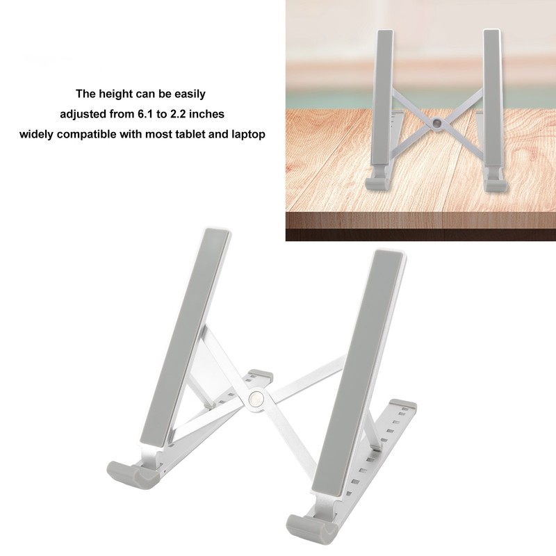 Laptop Stand Foldable Adjustable Design Aluminum Alloy Hollowed Out Laptop
