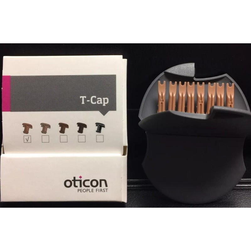 Oticon 2 Packs Of Beige Oticon T-Cap Mic Filters For