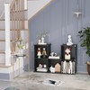 C&AHOME 6-Cube Storage Organizer, Stackable Storage Cubes Shelves, Portable Bookshelf,