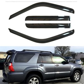 Lifeinfinity Original 4pcs Rain Guards Set, Outside Mount Window Deflectors, Good Looking Side Window Visors Compatible with 2003-2009 Toyota 4Runner |94924|
