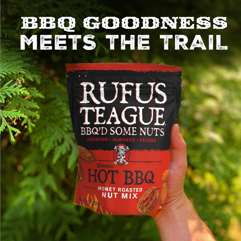 Rufus Teague Hot BBQ Honey Roasted Nuts Mix, Sweet &