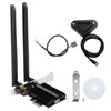 Network Card Desktop Dual Band Adapter with 8DB Antenna Extension
