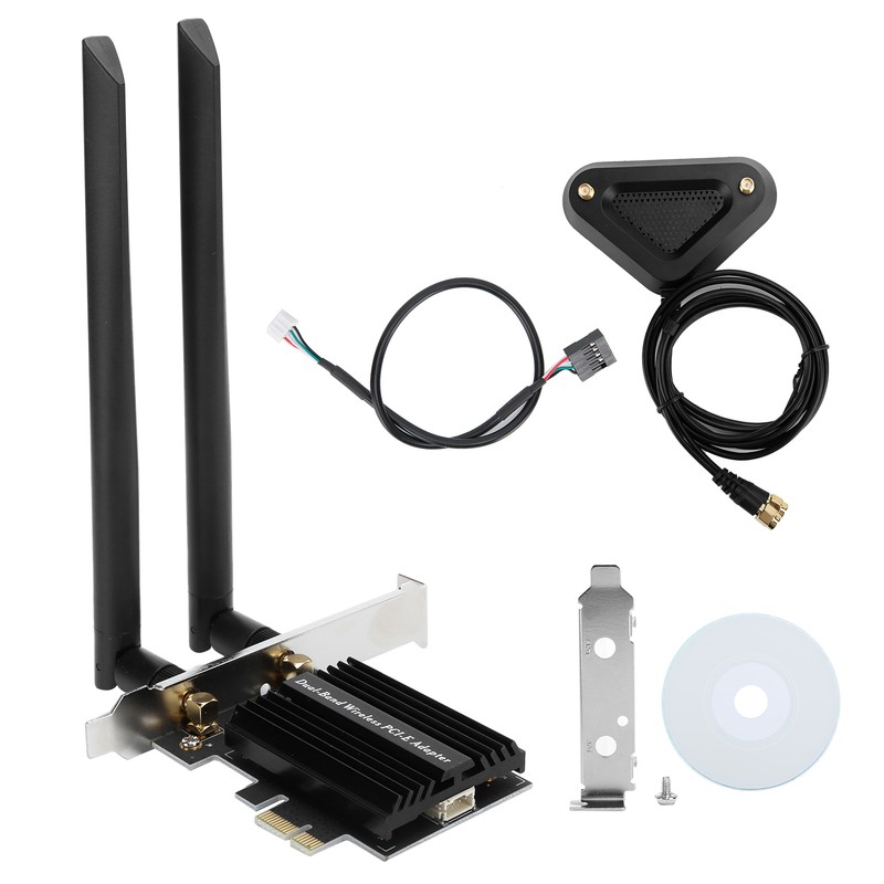 Network Card Desktop Dual Band Adapter with 8DB Antenna Extension