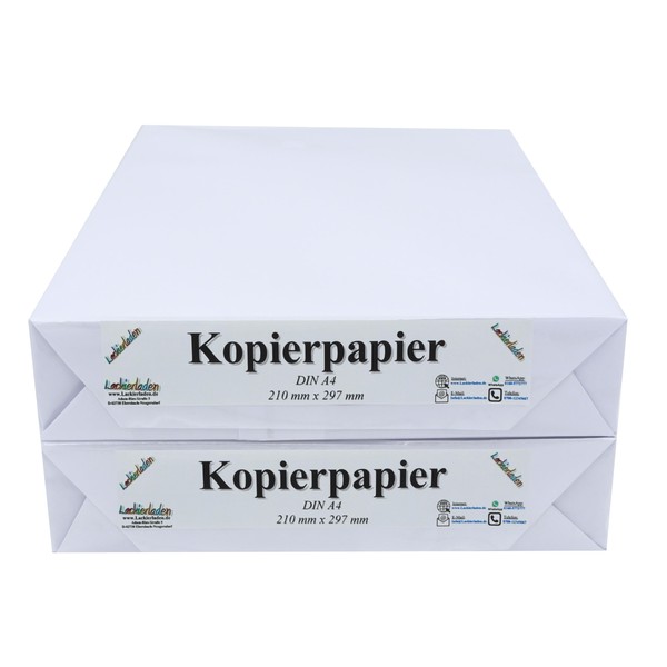 versando 1.000 Blatt Druck- und Kopierpapier DIN A4 75g/m² COPY