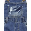 KIDSCOOL SPACE Baby&Little Boys Big Bib Pocket Ripped Distressed Cotton