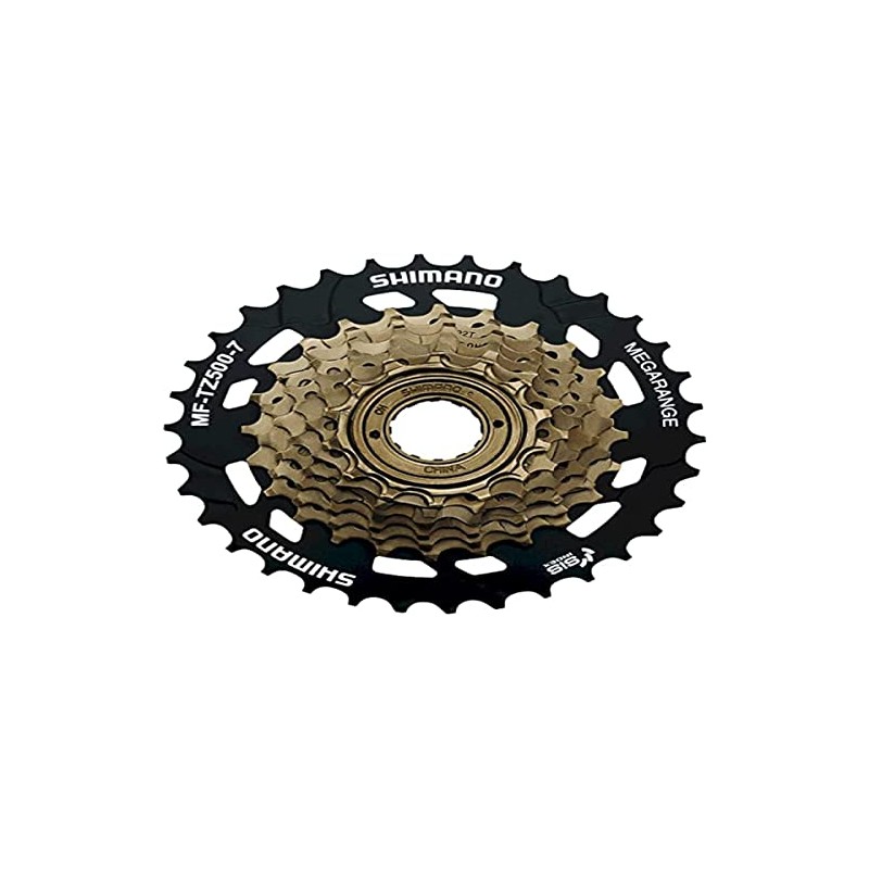 SHIMANO Unisex - Adult E-MFTZ5107434 Screw Ring, Brown/Black, 14-16-18-20-22-24-34 Teeth