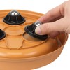 Plastic saucer very resistant in terracotta colour Massive series, 39