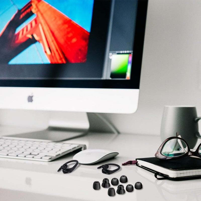 Replacement Eartips Compatible with Powerbeats Pro Wireless Earphone Headphones Soft