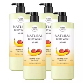 Happybath 해피바스 촉촉한 바디워시 900g 4개 Happy Bath Moisturizing Body Wash 900g 4 Pieces