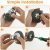 16 Pack Steel Wool Scrubber with 8 PCS Replacement Wire