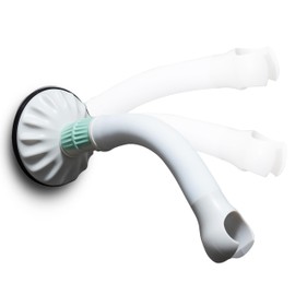 MANEA Shower Head Holder - Ultra Strong Suction Cup Shower Head Holder - Adjustable Universal Wall-Mounted Shower Bracket - No Drilling for Home Hotel Bathroom