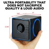 GOgroove Portable Wired Bluetooth Speakers with USB Playback and Rechargeable
