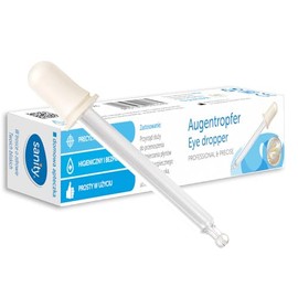 The pipette is used for precise dosage and transfer of liquids, as well as for safe application into the eyes, ears and nose