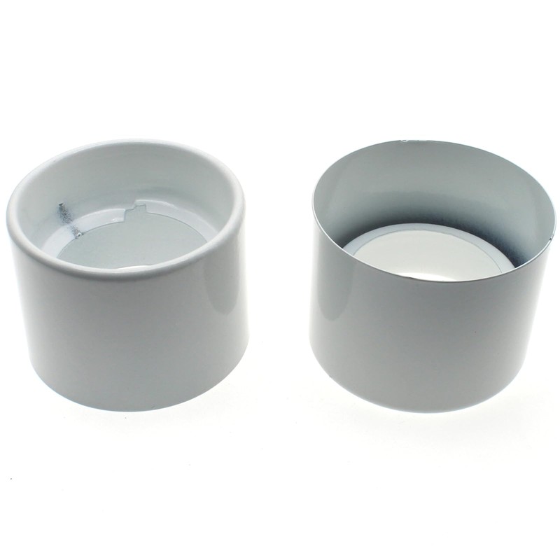 FDXGYH Light Socket Shade Rings 2 Pack Metal Lamp Shade