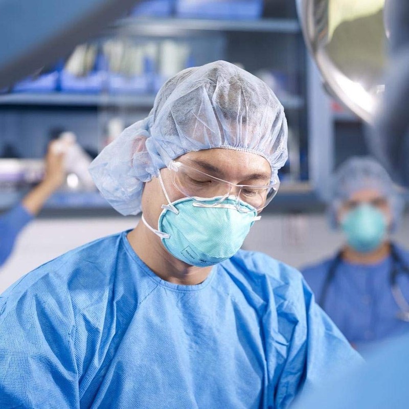 Disposable Bouffant Caps Scrub Surgical Caps 100 Pack 21" Blue