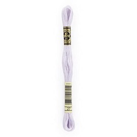 Dmc 6-Strand Embroidery Cotton 8.7Yd-White Violet
