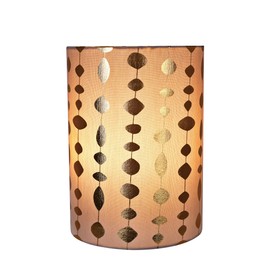 Aspen Creative 31254A Contemporary Drum (Cylinder) Shaped Spider Construction Lamp Shade in Beige 8" wide (8" x 8" x 11")