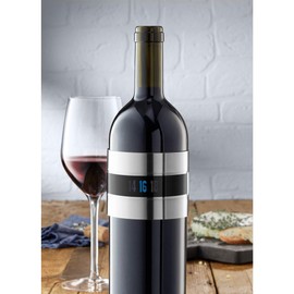 WMF Clever&More Clip-Weinthermometer analog, Cromargan Edelstahl, Schnelle Kontrolle, Thermometer für Rotwein Weißwein Rosé Sekt Champagner, 16 x 8 x 7 cm