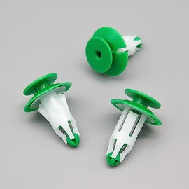 VVO Fasteners Plastic Headlight Cover Trim Panel Clip, Green (Pack of 10)