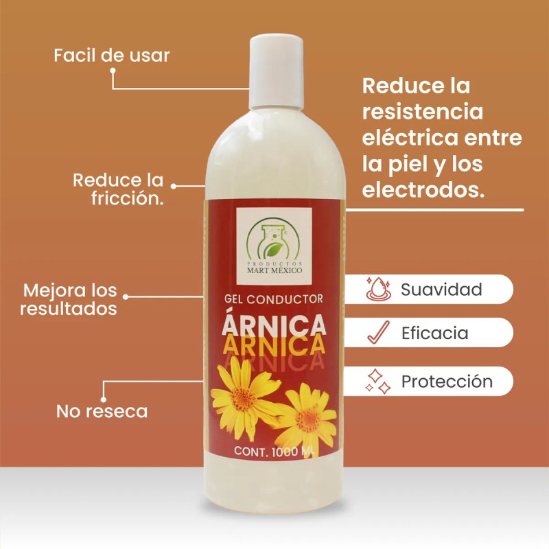 Gel Conductor De Árnica Facial & Corporal Aparatología 1 L