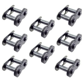 #428 Chain Master Links, Carbon Steel Heavy Duty Roller Chain Connector Links for Bike Bicycle Mini Bike Karting Pit ATV Scooter 8pcs CQSPMOTO