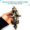 5MOONSUN5's Victorian Antique Style Cast Iron Door Knocker Decorative Handcrafted