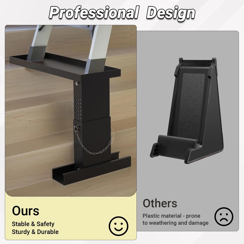 Toriexon Ladder Extender Pro, Ladder Stabilizer High Strength, Ladder Leveler