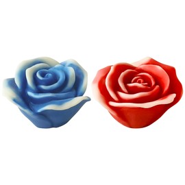 2 Pack 3D Flower Mold for Resin Casting - Rose, Peony, and Animal Shapes - Silicone Molds for Candle Making and Home Decor
