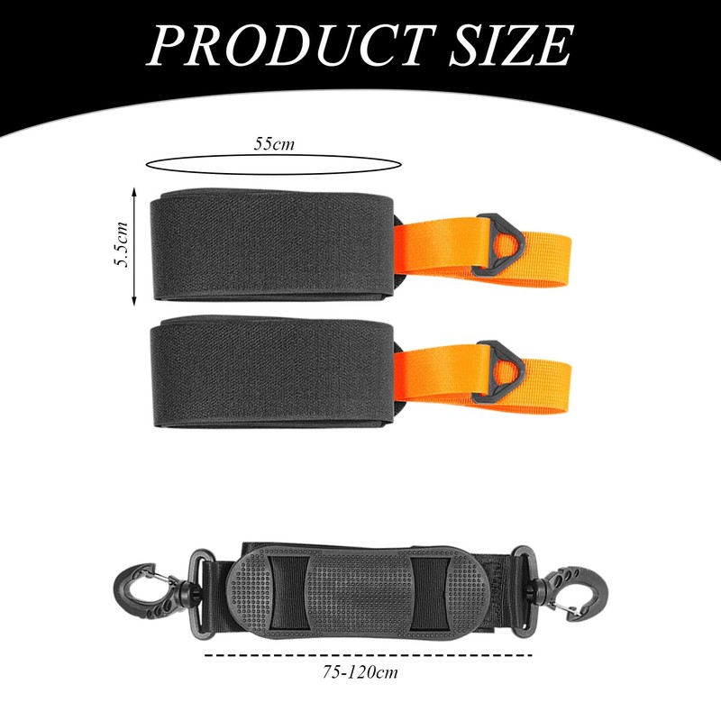 1 Piece Of Ski Straps, Ski Bindings, Adjustable Ski Straps,