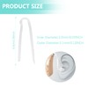 10pcs Hearing Aid Tubes,Lightweight Hearing Aid Tubes NHS, Suitable for