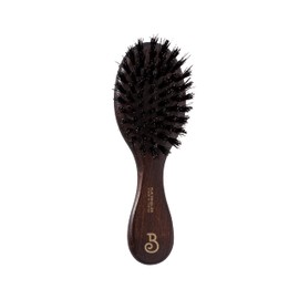 L'Artisan Brossier - Hair brush for the bag made of solid beech wood - Small traditional brush, 14 cm, 100% natural, pure boar bristles - French production