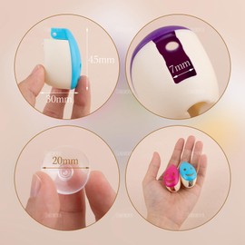 AUEAR, 5 Pack Smiley Face Toothbrush Holder Cover Case Cap With Suction Cup For Travel 5 Colors