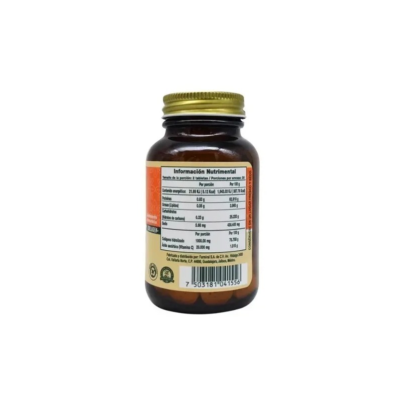 Colagener Colageno Hidrolizado Vitamina C 60 Tabletas