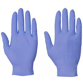100 x Nitrile Disposable Gloves, X-Large XL Non-Powdered Blue