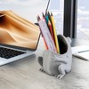 KwatTsz Cute Frog Pen Holder, Frog figurine Pencil Holder for