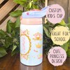 Princess Kid's Cup with Name/insulated with lid and straw/gift for