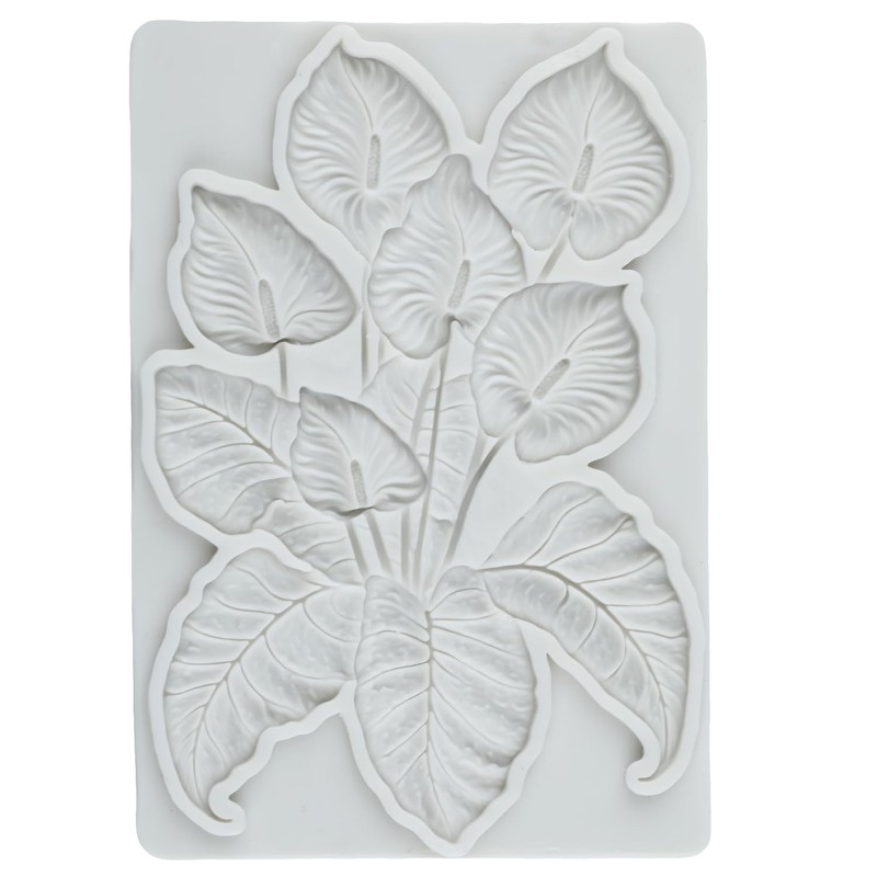 TAOXIBEI Leaf Polymer Clay Molds Monstera Leaf Silicone Mold