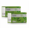 Natural Green Tea leaves 40 Count, Biodegradable Pyramid Tea Bags,