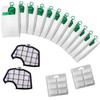 Awinker Pack of 12 replacement bags for Vorwerk Kobold VK