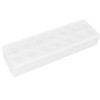 Clear Acrylic Vase Rectangular Elegant Centerpiece Flower Vase for Home