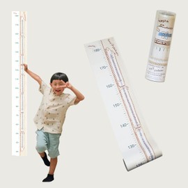 Sekabe Poster, Made in Japan, Simple Classic "0 Series" Shinkansen Height Scale, Height Scale, Up to 72.8 inches (185 cm), For Entrance to Kindergarten, School, Present, Plastic Film Material, Tear