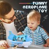 Finetoknow Aeroplane Toys Electric Toy Plane Gifts for Boys Girls