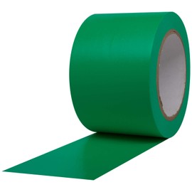 ProTapes Pro 50 Premium Vinyl Safety Marking and Dance Floor Splicing Tape, 6 mils Thick, 36 yds Length x 3" Width, Green (Pack of 1)