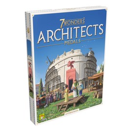 Repos Production, 7 Wonders Architects - Medals, Expansion, Family Game, Strategy Game, 2-7 Players, From 8+ Years, 25 Minutes, German, Multicoloured, Colourful