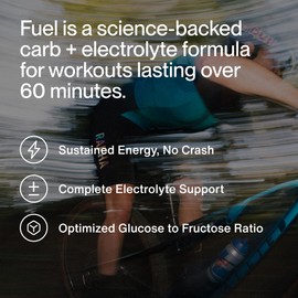 Momentous Fuel Intra-Workout Energy & Hydration Drink Mix - Powder for Sustained Energy During Workouts - NSF Certified for Sport - GMO- & Gluten-Free - 15 Servings - Mango